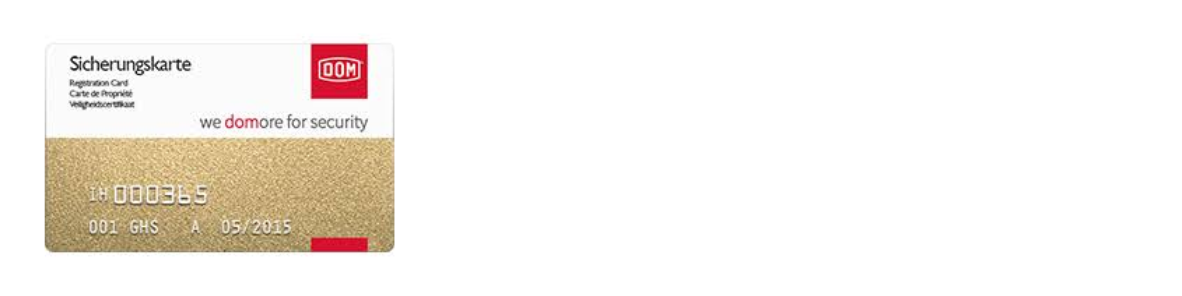 DOM Sicherungskarte